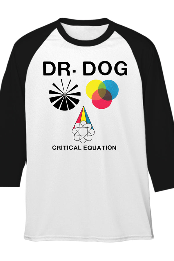 Critical Equation Raglan product by Dr. Dog