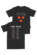 Last Tour Dates Tee (Black) (Double Sided) product BY Dr. Dog