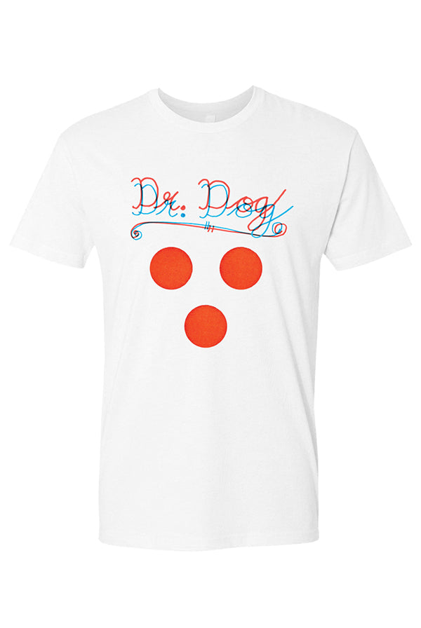 Last Tour Dates Tee (White) (Double Sided) product by Dr. Dog