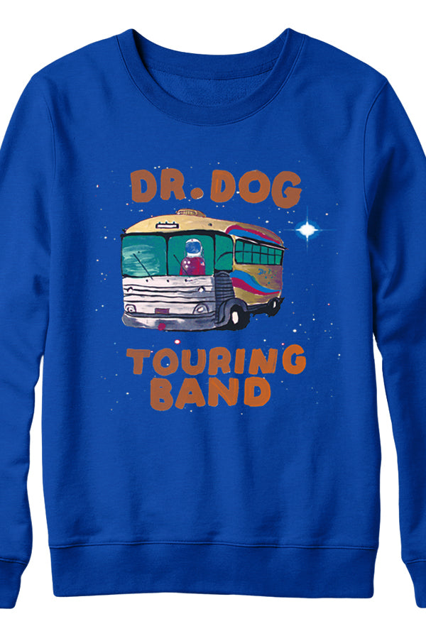 Space Bus Crewneck (Blue) product by Dr. Dog